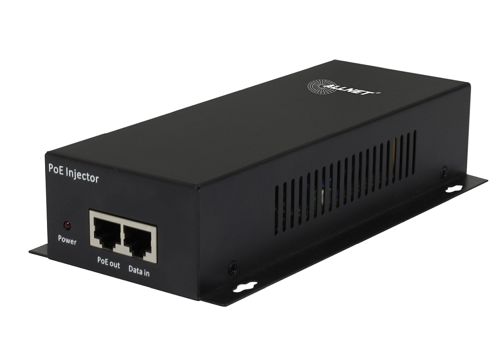 ALLNET PoE Injektor MultiGigabit • PoE bt 90W • 1G/2.5G/5G/10G PoE & PoE bt (15,4W/30W/60W/90W) • Metallgehäuse • Wandmontage • ALL-PI103MG-BT90-10G