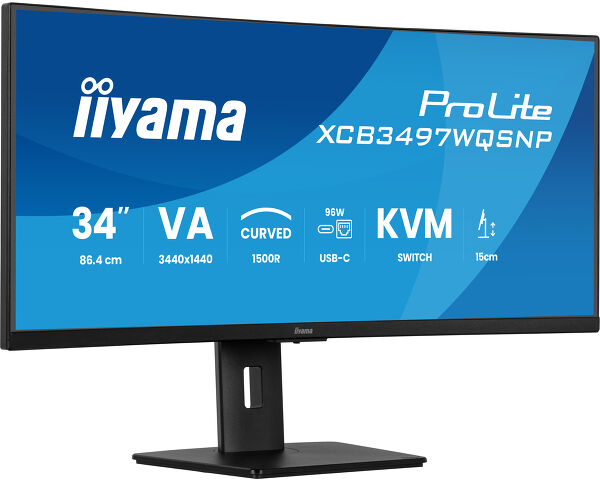Iiyama ProLite XCB3497WQSNP-B1 34" UWQHD 120Hz Monitor