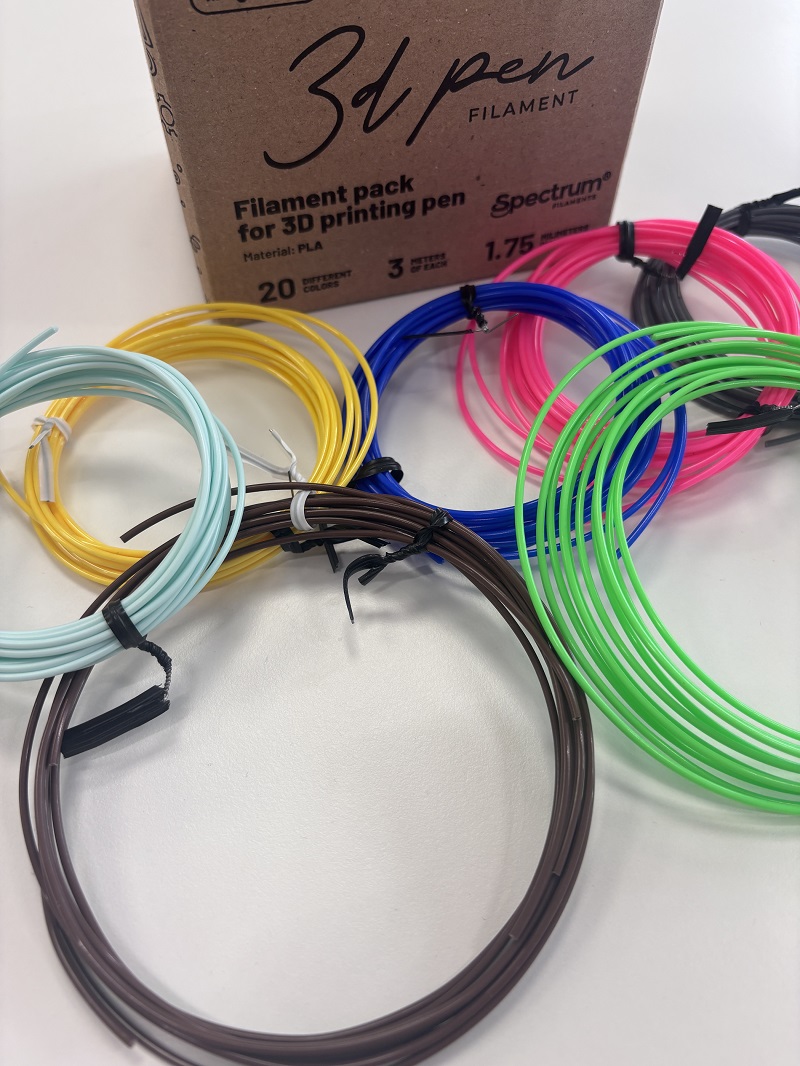 Spectrum 3D Filament für 3D Stifte 20 Farben á 3m