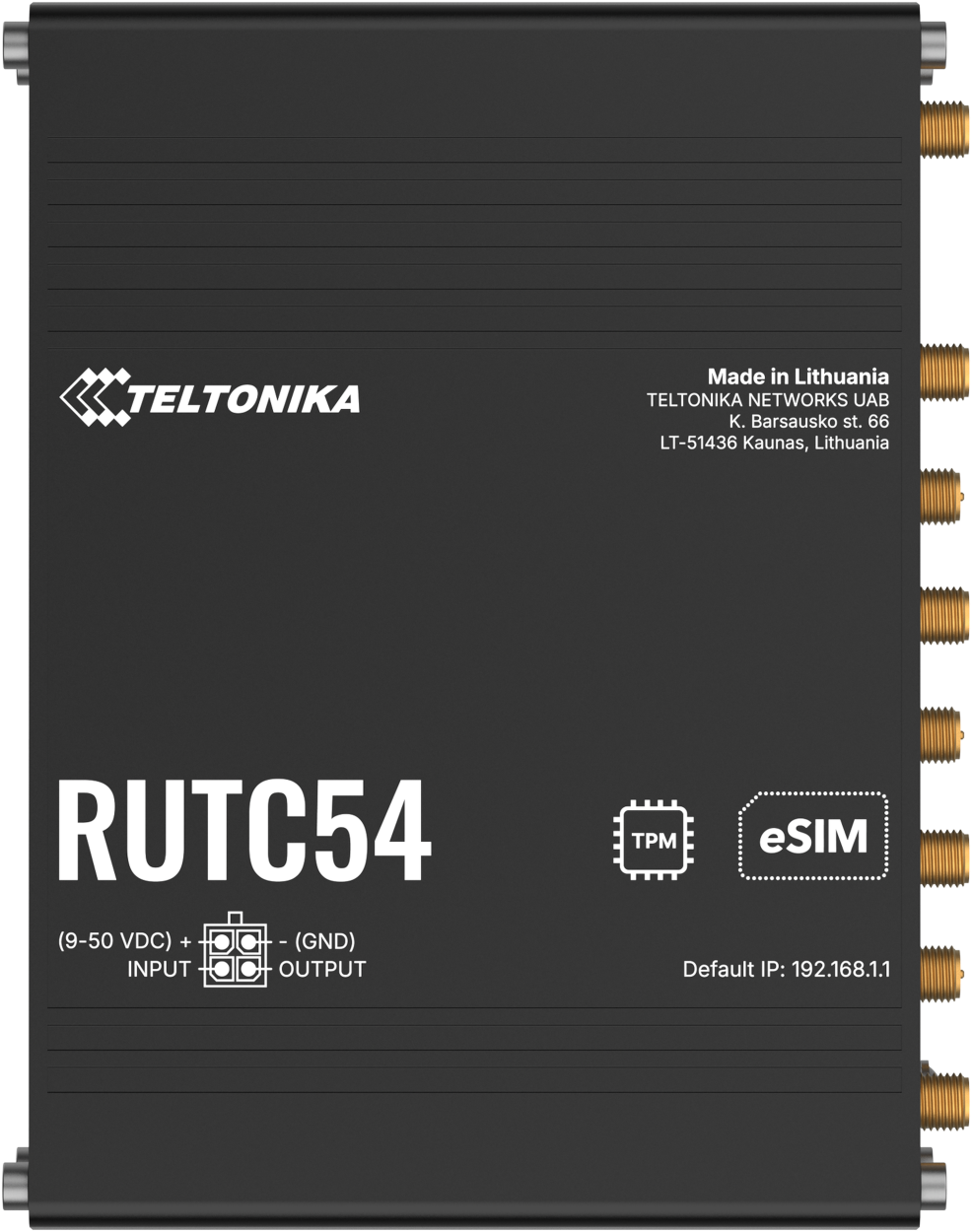 Teltonika Router RUTC54 Globaler 5G-Edge-Router ESim