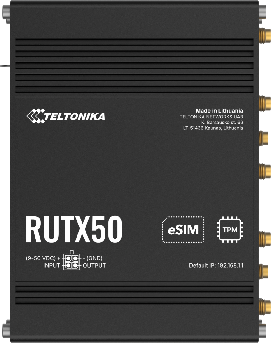 Teltonika RUTX50 Industrial 5G-Router