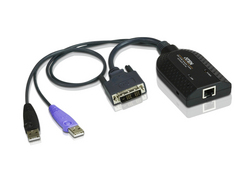 Aten KVM-Switch.zbh.Adapter Cable TPUSB+DVI, Virtual Media,