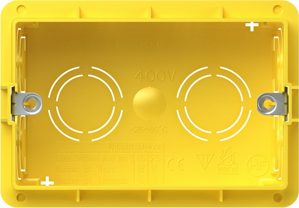 TEM Serie  Unterputz Dosen RECTANGULAR BOX FOR BRICKPM3