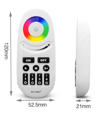 MiBoxer FUT095 LED Fernbedienung RGB-W 4 Zonen