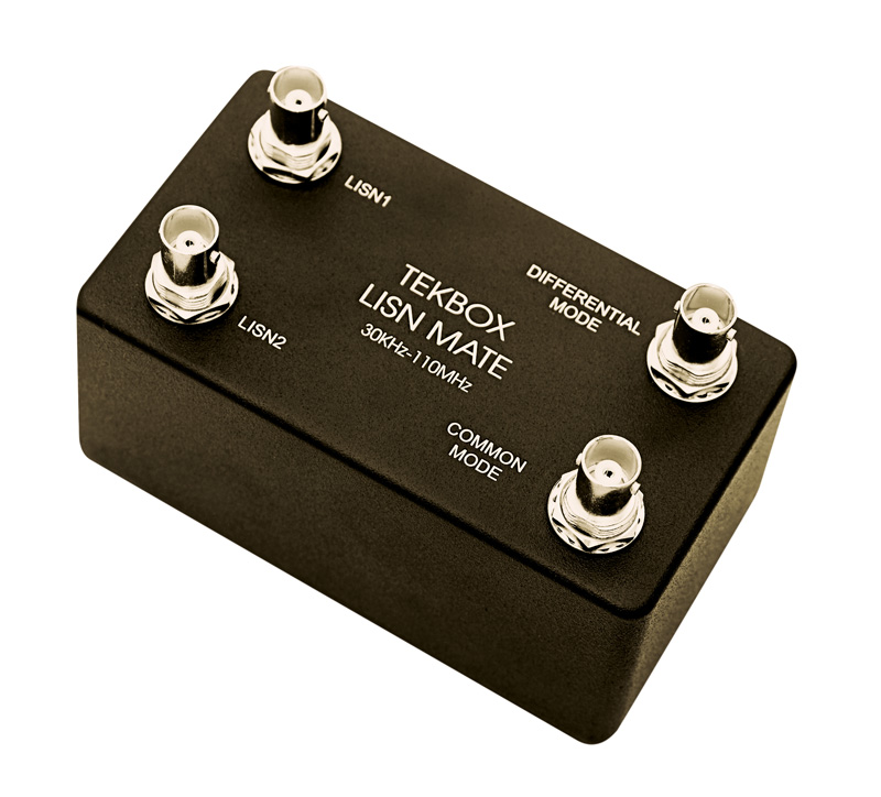 Tekbox TBLM1 / LISN-Mate zur Trennung von Gleichtakt- und differentiellen Störungen Tekbox TBLM1 / LISN-Mate zur Trennung von Gleichtakt- und differentiellen Störungen