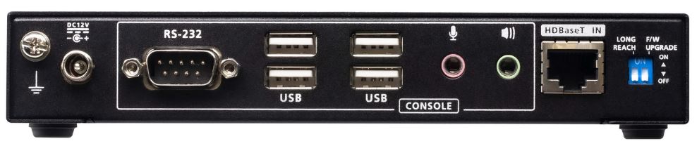 Aten KVM-Extender,100mtr.1xPC,2xMon., HDMI-Dual, USB, Audio, RS-232, 4K,