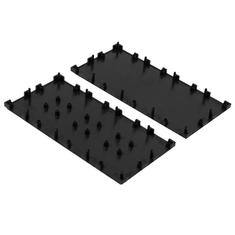 ALLNET Brick’R’knowledge Kunststoffschale 4x2 schwarz oben und unten 10er Pack