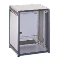 Vertiv(KnüRr) Cabinet Klein 15HE,T600mm,T-Nut,Lichtgrau