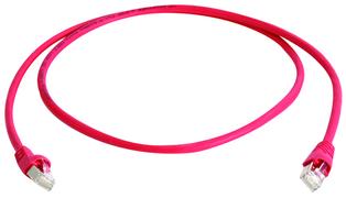 TelegäRtner Patchkabel CAT6A, 50m, Rot, 500MHz, S-STP(S/FTP)