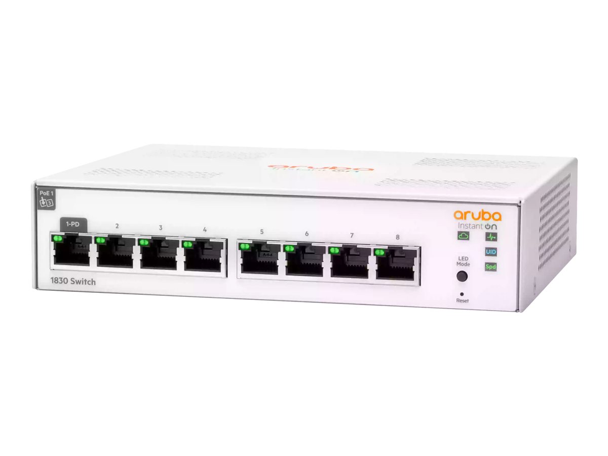 HPE 1830 8-Port Gigabit Ethernet Smart Managed Switch