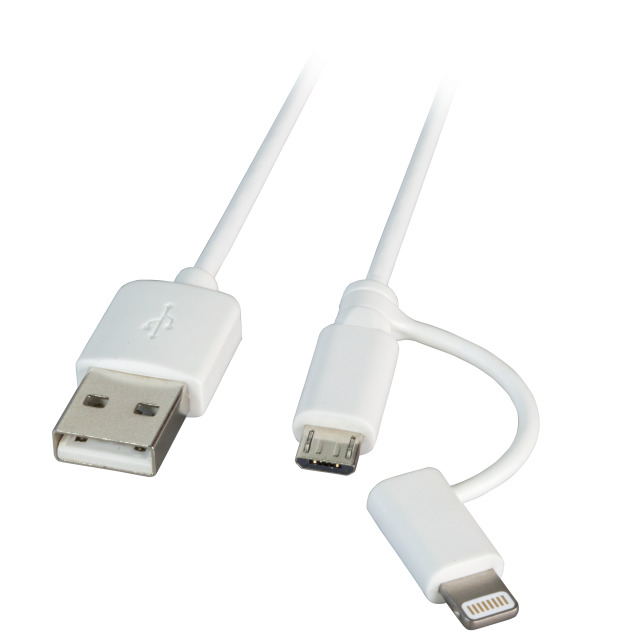 EFB Elektronik K5351WS.1 USB cable USB 1.0 1 m USB A Micro-USB B White