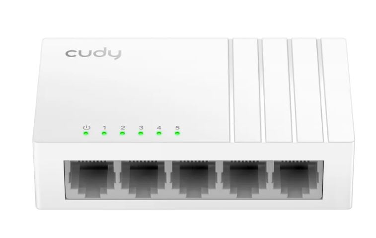 Cudy FS105D network switch Fast Ethernet (10/100) Black