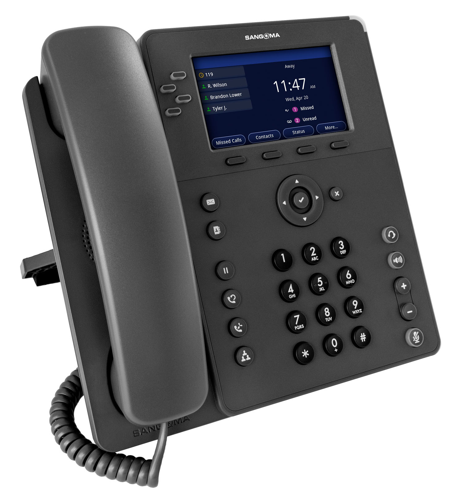 Sangoma Sangoma P320, 4-Line, HD Voice, Gigabit Ethernet, 1 x USB, 4.3" IPS Color Display

**packed in cartons of Quantity 6. Pallets contain 24 cartons, totaling 144 telephones per pallet.