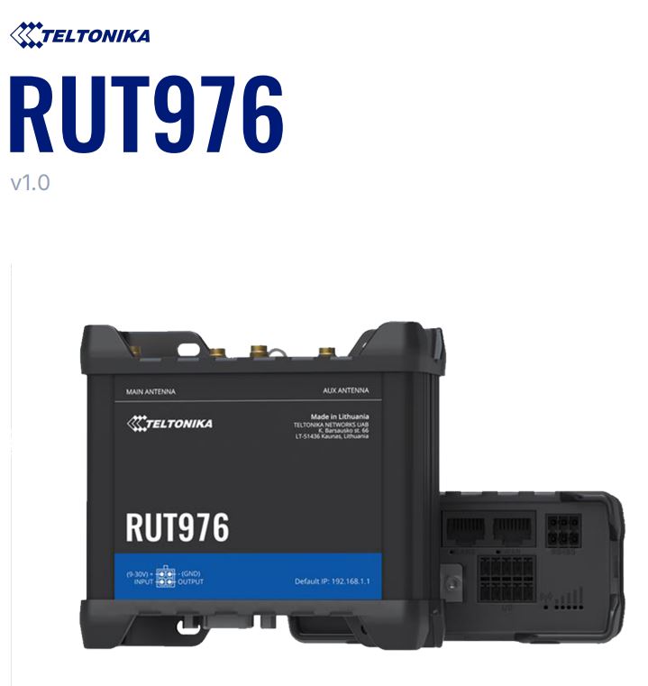 Teltonika · Router · RUT976 · Redcap 5G Router Teltonika · Router · RUT976 · Redcap 5G Router