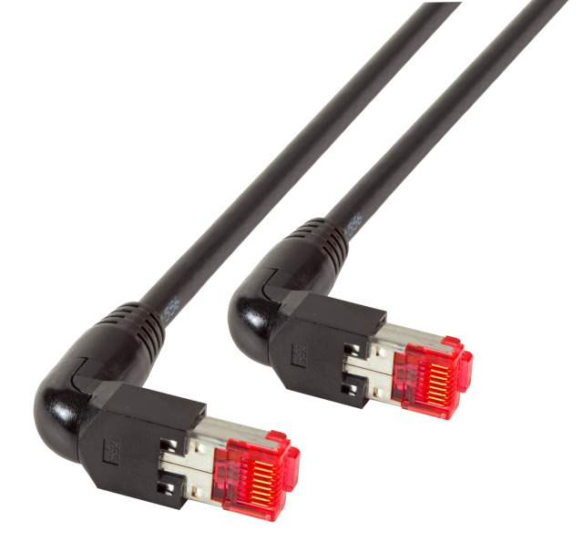 EFB Elektronik K4137SW.1 networking cable Black 1 m Cat6a S/FTP (S-STP)