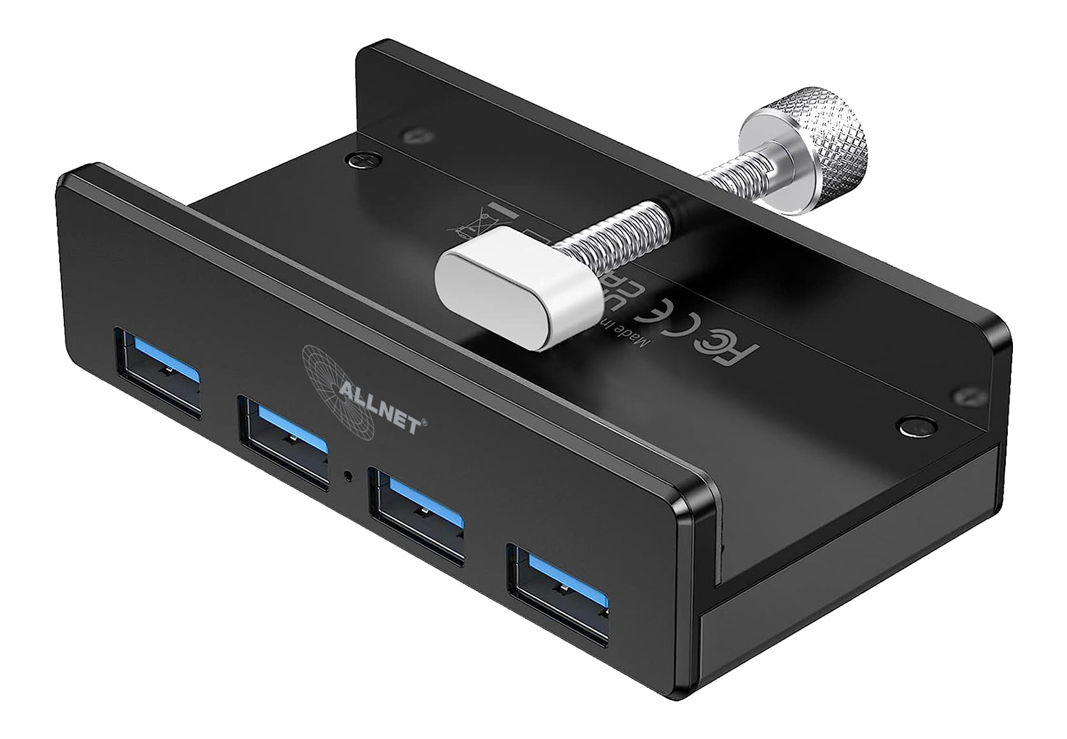 ALLNET USB 3.0 4 Port Clip HUB "ALL-USB3-HUB-4-CLIP" schwarz ALLNET USB 3.0 4 Port Clip HUB "ALL-USB3-HUB-4-CLIP" schwarz