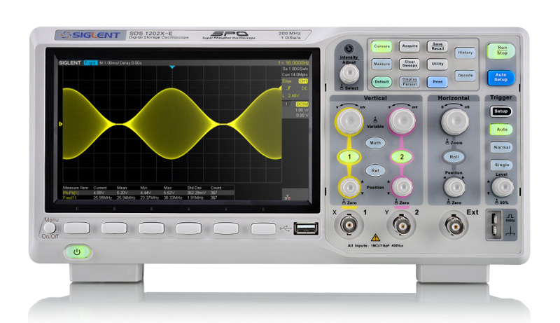 Siglent SDS1204X-E 200MHz Vierkanal-Oszilloskop