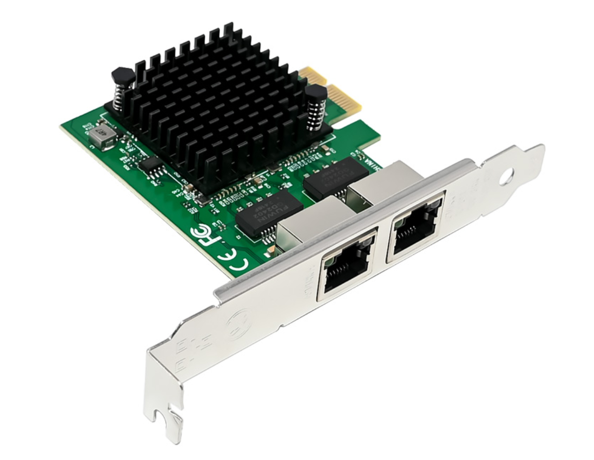 ALLNET PCIe 2.5G X4 Dual Port 2.5 Gigabit Server Adapter- Copper RJ45 - ALL0144v2-2-2.5G-TX
