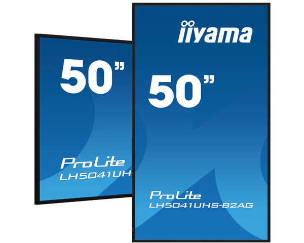 iiyama LH5041UHS-B2AG Signage Display Digital signage flat panel 127 cm (50") LCD 500 cd/m² 4K Ultra HD Black 24/7