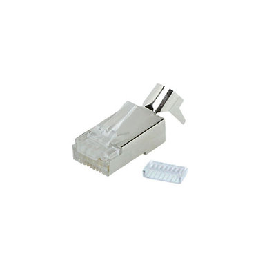 TP-Stecker TP, S-UTP CAT6a, 100-Pack, Ohne TüLle, Mit EinfäDe