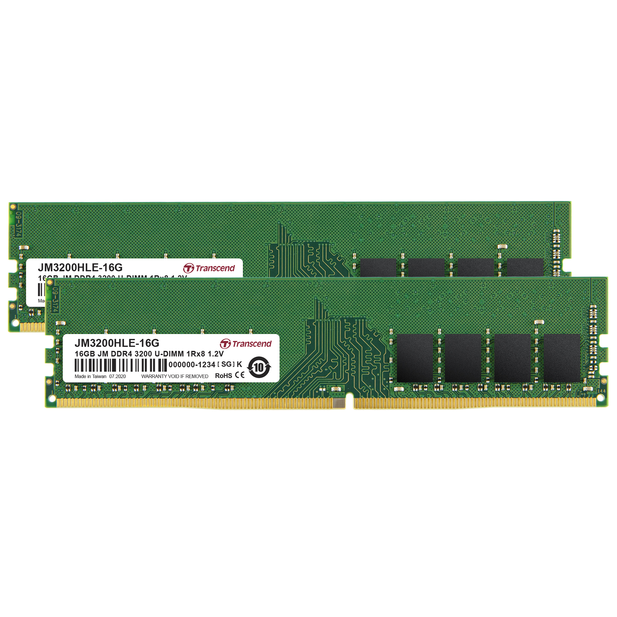 MEM DDR4-RAM 3200 32GB Transcend JetRam (2x16GB)