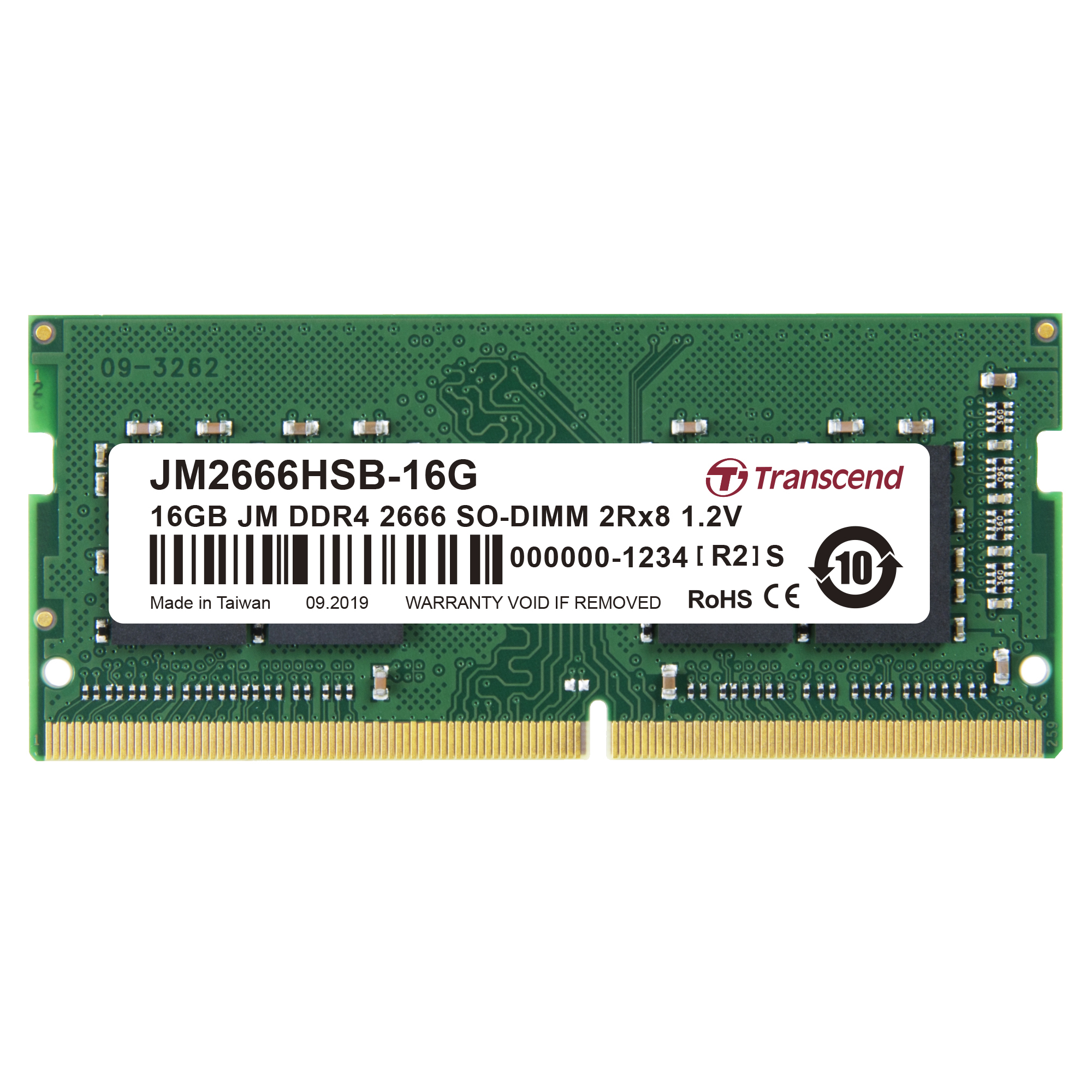 MEM So-DIMM2666 DDR4 16GB Transcend JetRam MEM So-DIMM2666 DDR4 16GB Transcend JetRam