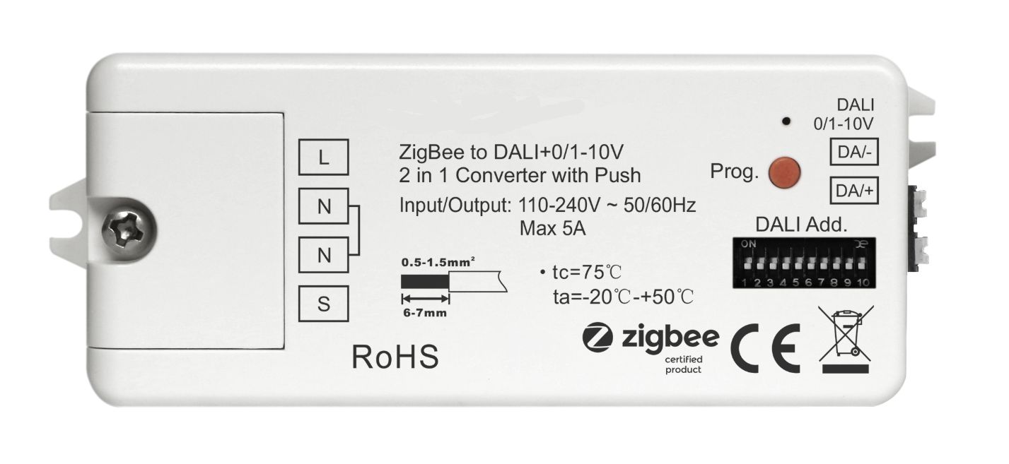 Synergy 21 LED Controller EOS 10 ZigBee to DALI Converter Synergy 21 LED Controller EOS 10 ZigBee to DALI Converter