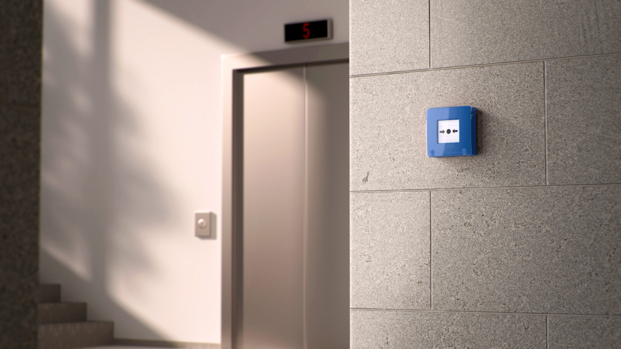 AJAX EN54 Fire & Safety • Manual Call Point • Blue