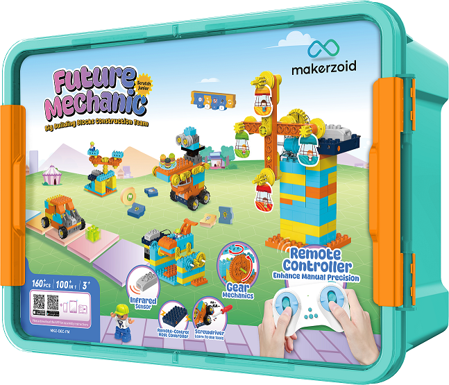 Makerzoid Big Blocks - Future Mechanic Scratch Junior ab 3 Jahren