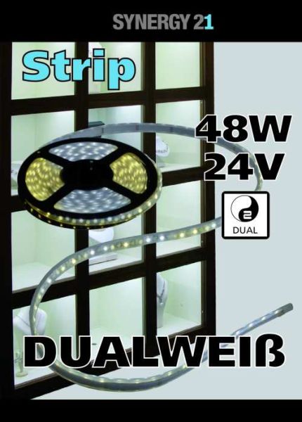 Synergy 21 LED Flex Strip 3528 - 120 DW (CCT) DC24V 36W pro Farbe IP20