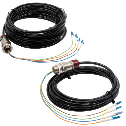 Axis TX1204 InfiniBand/fibre optic cable 5 m 4x LC LC Black