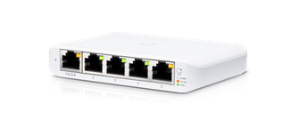 Ubiquiti Switch smart managed Layer2 5 Port • 5x GbE • 1x PoE at In • Desktop • Lüfterlos  • UniFi • USW-Flex-Mini Ubiquiti Switch smart managed Layer2 5 Port • 5x GbE • 1x PoE at In • Desktop • Lüfterlos  • UniFi • USW-Flex-Mini