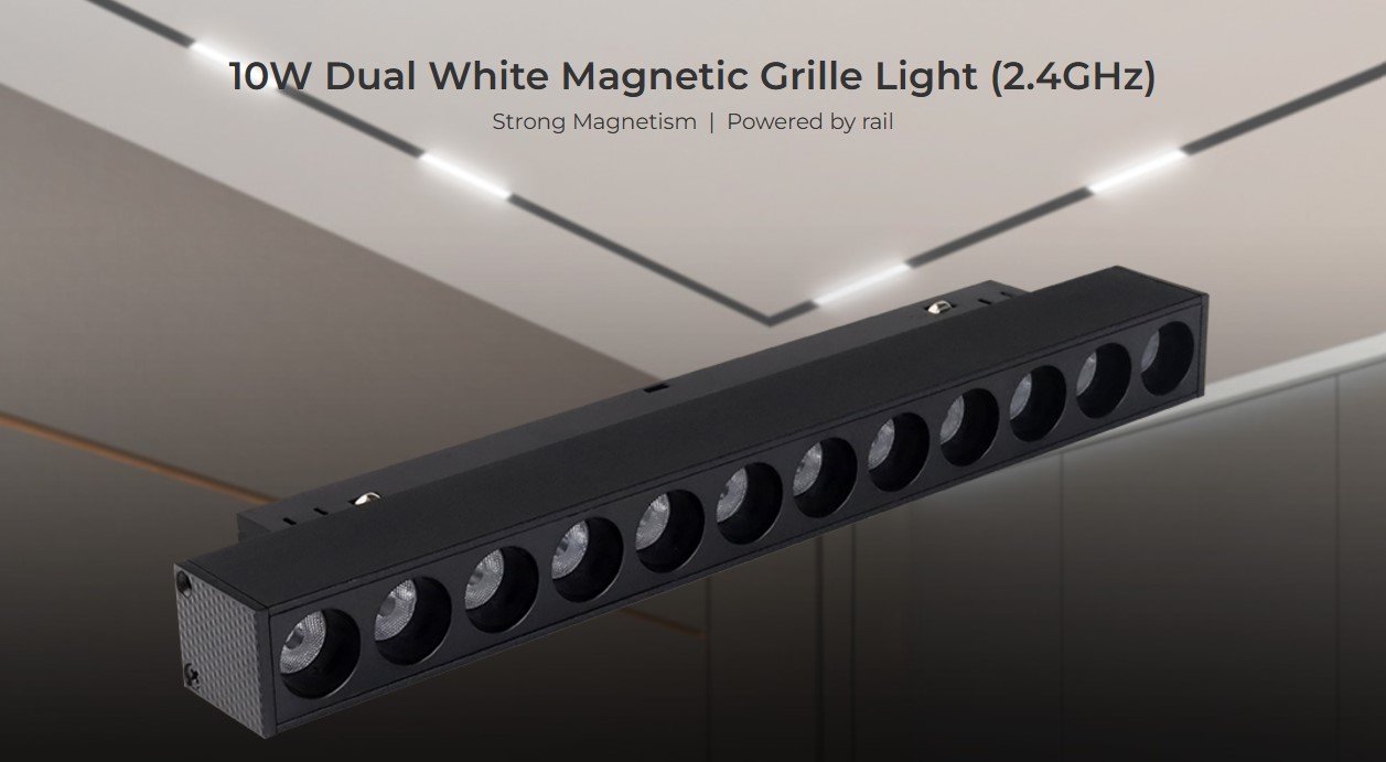 MiBoxer MG2-10N-RF LED 48V Track Grille Light 10W CCT 2,4G