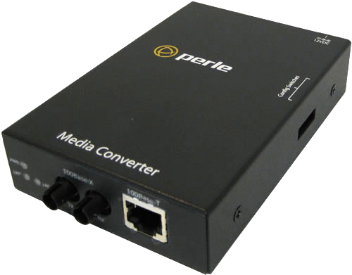 Perle Medien Konverter 100 RJ/ST Multimode (Bis Zu 20km)