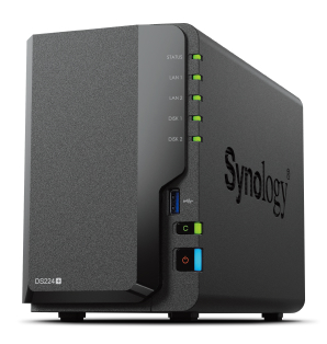 Synology DiskStation DS224+ NAS/storage server Desktop Intel® Celeron® J4125 2 GB DDR4 0 TB Black