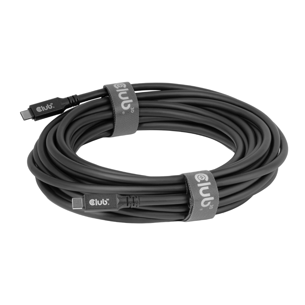 Kabel USB 4.0 C (St) => C (St)  9,0m *Club3D* - *schwarz*