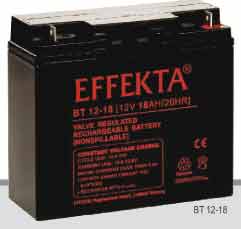 Effekta zbh. Akku 12V-18AH, Effekta zbh. Akku 12V-18AH,