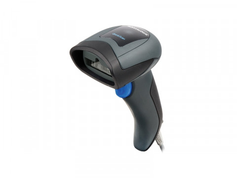 Datalogic QuickScan I QD2131, Barcodescanner 1D, Multi-IF, Kit (USB), schwarz, Standfuss