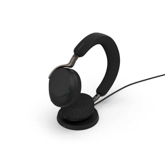 Jabra Evolve3 75 - MS Link390c (Wireless Charging Pad) - Black