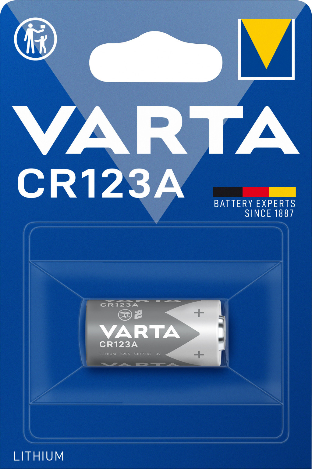 Batterie Photo CR123A 3V *Varta* 1-Pack Batterie Photo CR123A 3V *Varta* 1-Pack