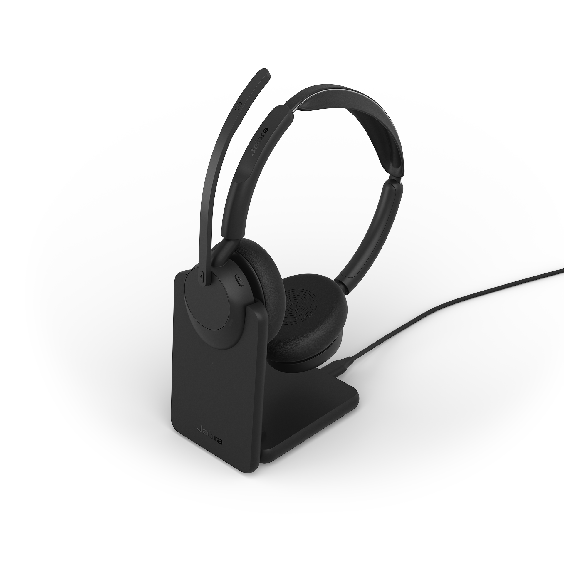 Jabra Evolve3 45 UC - USB-C with Dongle - Stereo (Charging Stand)