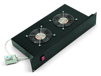 Triton 19"zbh. Lüftereinschub, 2HE, 2Lüfter, Schwarz, Front Triton 19"zbh. Lüftereinschub, 2HE, 2Lüfter, Schwarz, Front