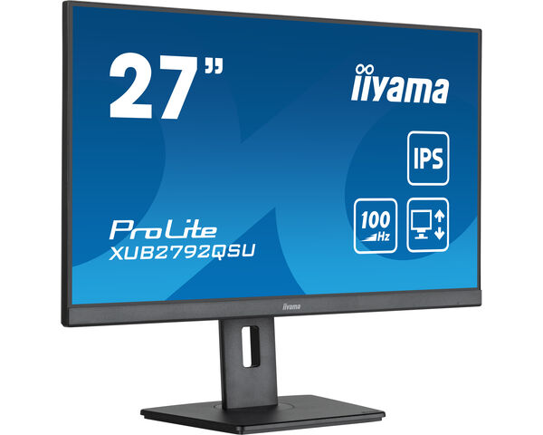 iiyama ProLite XUB2792QSU-B6 computer monitor 68.6 cm (27") 2560 x 1440 pixels Quad HD LED Black