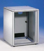 Vertiv(KnüRr) Cabinet Smaract 21HE,B600/T800,T-Nut,Lichtgrau,Ohne FronttüRe