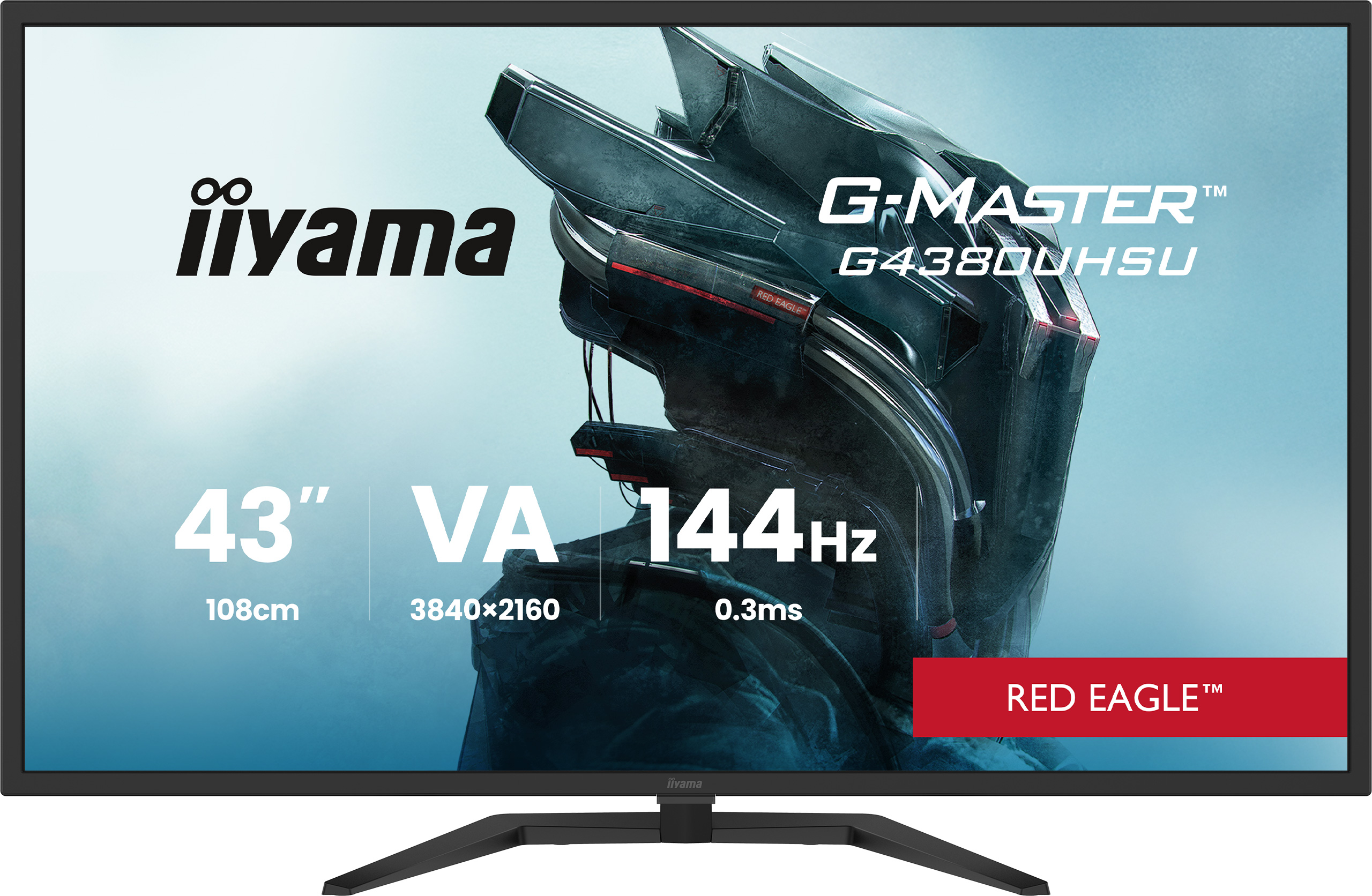 TFT  42,5"/108,0cm Iiyama G-Master G4380UHSU Red Eagle 16:9