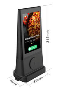 ALLNET Tischdisplay Tablet 8 Zoll Dualscreen mit 4GB/32GB, RK3568 Android 11, Table Display ALLNET Tischdisplay Tablet 8 Zoll Dualscreen mit 4GB/32GB, RK3568 Android 11, Table Display