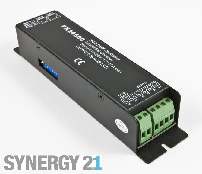 Synergy 21 LED Controller DMX 512 Slave RGB 3 5A
