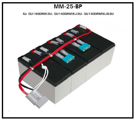 Battery OEM RBC25-MM-BP, Batteriekit FüR SU1400RMXLI3U/RMI3U, Akkus Mit Kabel