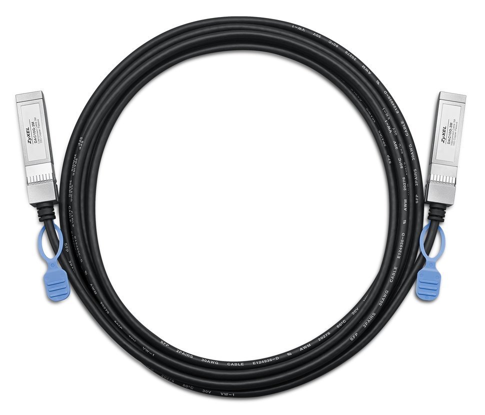 Zyxel DAC10G-3M InfiniBand/fibre optic cable SFP+ Black