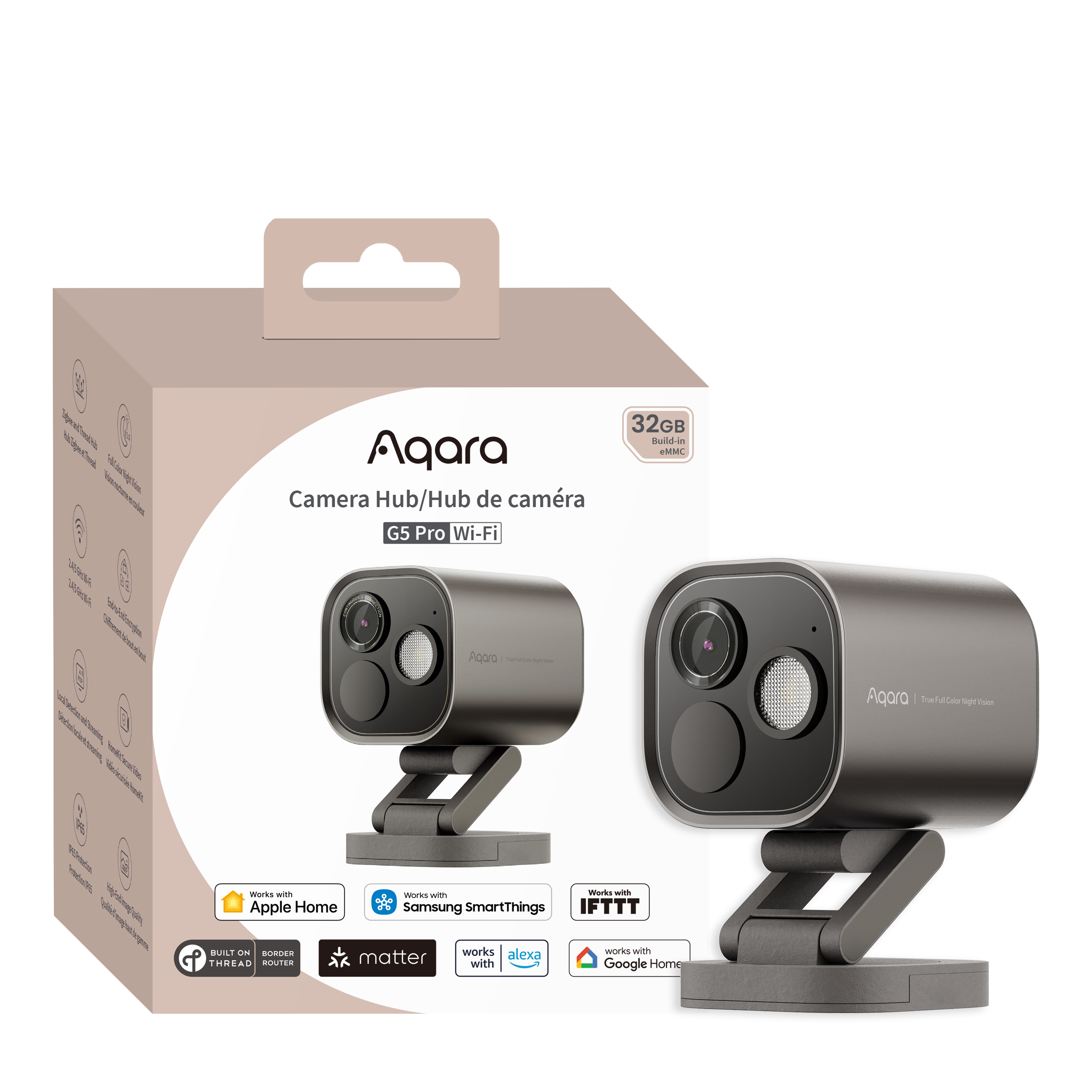 Aqara Camera Hub G5 Pro (PoE) - Gray